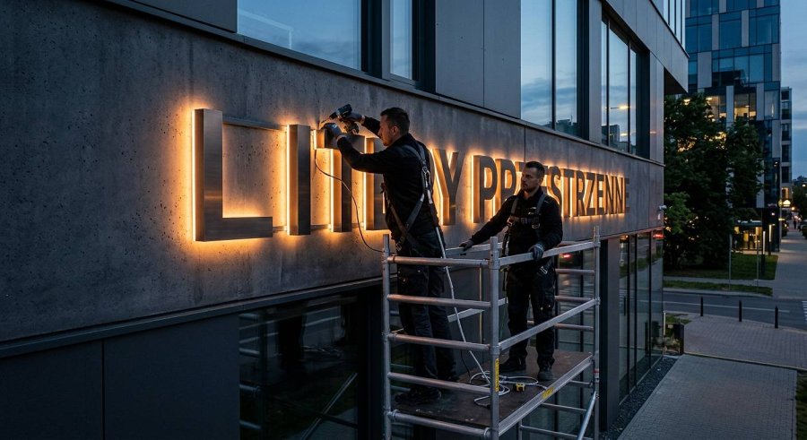 Litery przestrzenne w brandingu 3D – jak wybrać i skutecznie je zastosować